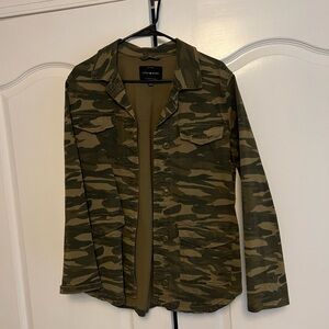 Lucky Brand Green Camouflage Utility Jacket